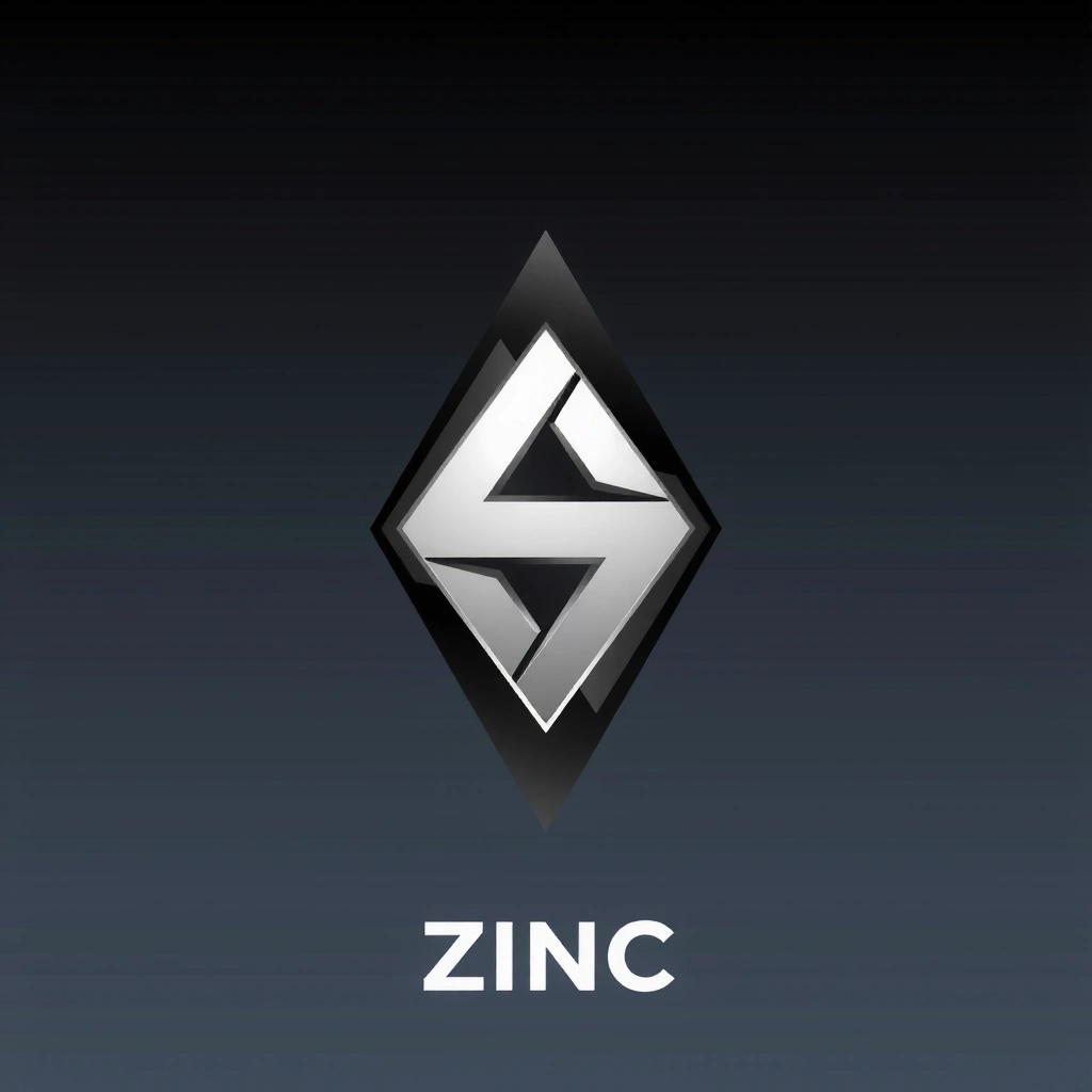 Simbol abstract pentru zinc